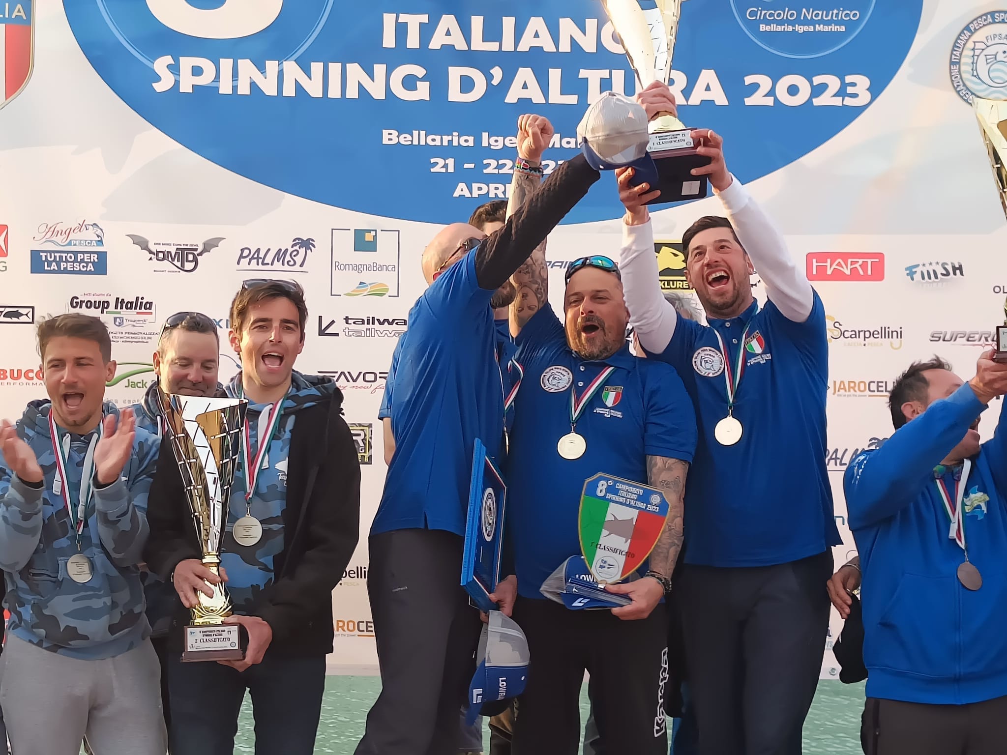 1°equipaggio classificato