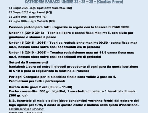 Campionato Regionale Giovani 2026